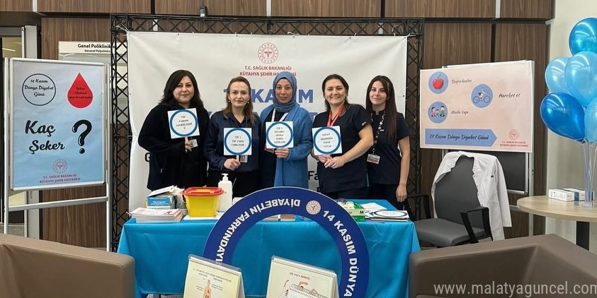 Kütahya Şehir Hastanesi’nde diyabet tarama standı