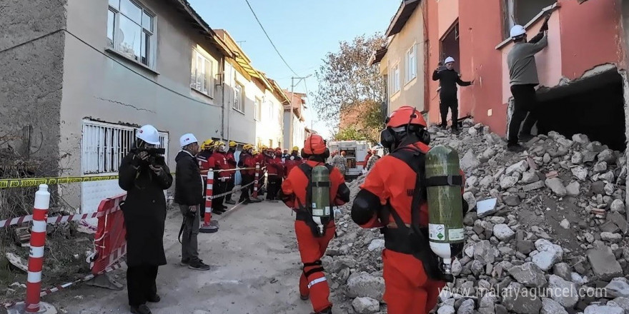 Kütahya’da deprem tatbikatı