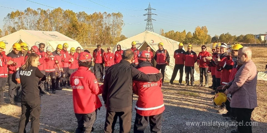 Kütahya’da deprem tatbikatı