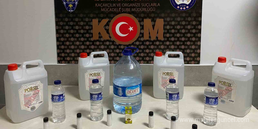 Kütahya’da kaçak alkol operasyonu