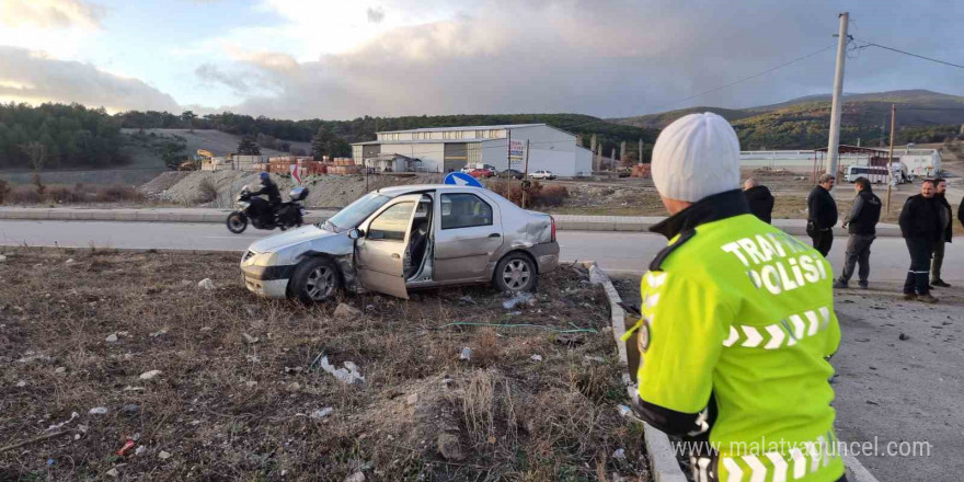 Kütahya’da o kavşakta yine kaza: 1 yaralı