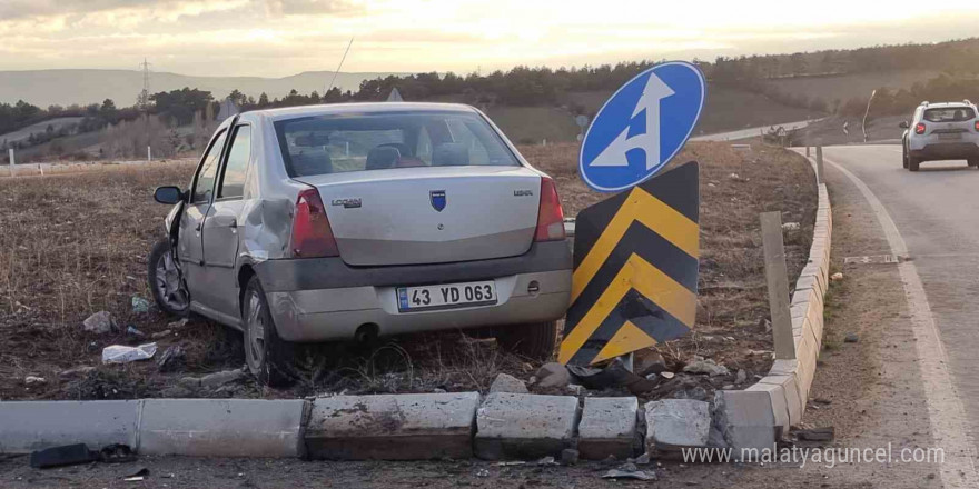 Kütahya’da o kavşakta yine kaza: 1 yaralı