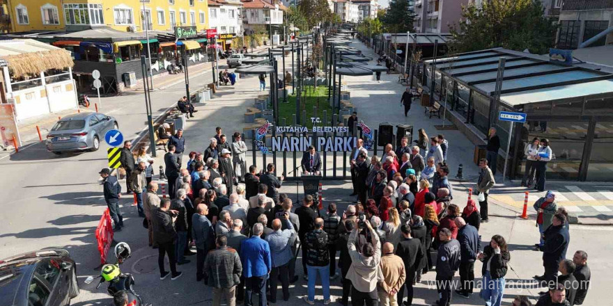 Kütahya’da yapımı tamamlanan parka Narin Güran’ın ismi verildi