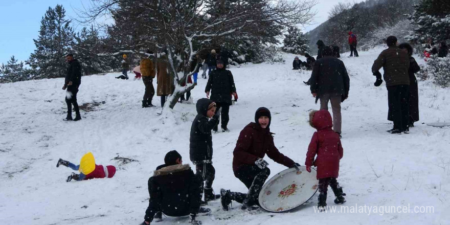 Kütahyalıların kayak keyfi