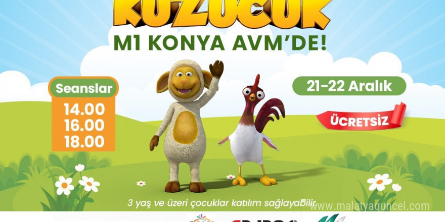 Kuzucuk, M1 Konya AVM’de çocuklarla buluşuyor