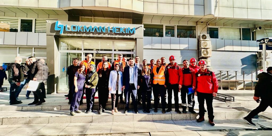 Lokman Hekim Van Hastanesinde yangın tatbikatı