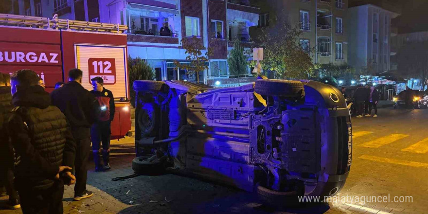 Lüleburgaz’da trafik kazası: 1 yaralı