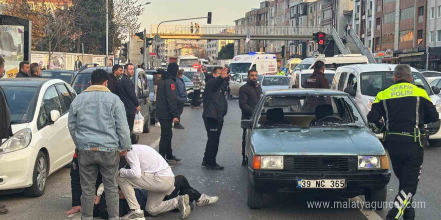 Lüleburgaz’da yolun karşısına geçerken otomobilin çarptığı çocuk yaralandı