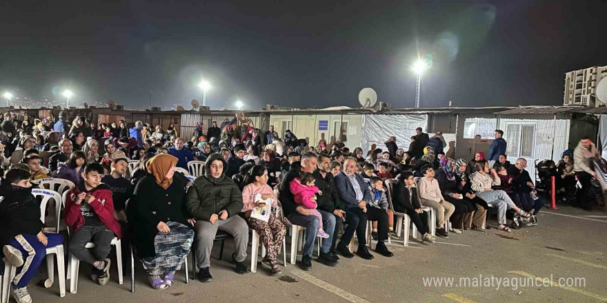 Malatya Büyükşehir Belediyesi ile Ramazan coşkusu konteyner kentlerde