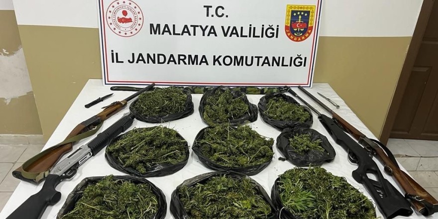 Malatya’da 5 kilo 600 gram kubar esrar ele geçirildi