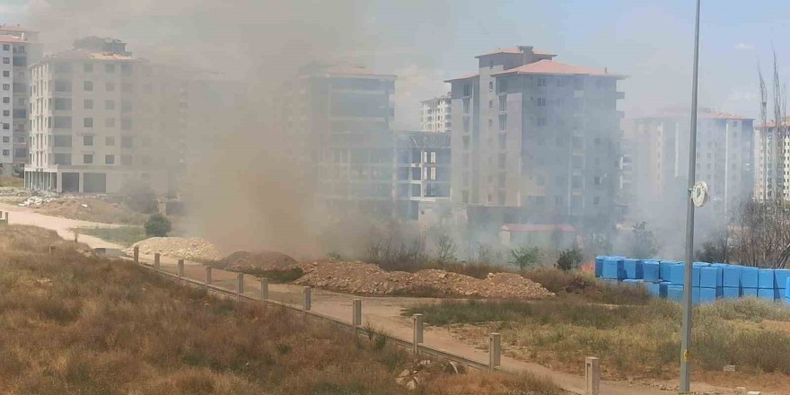 Malatya’da çıkan anız yangını söndürüldü