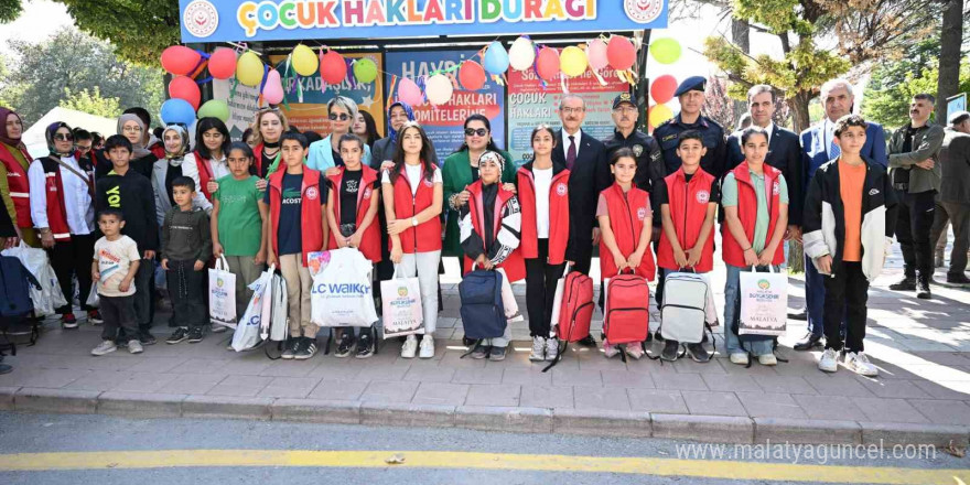 Malatya’da 'Çocuk Hakları Durağı' etkinliğiyle farkındalık artırıldı