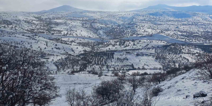 Malatya’da, kar etkili oluyor