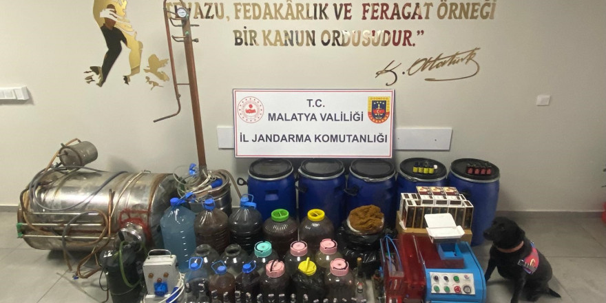 Malatya’da sahte alkol operasyonu: 3 gözaltı