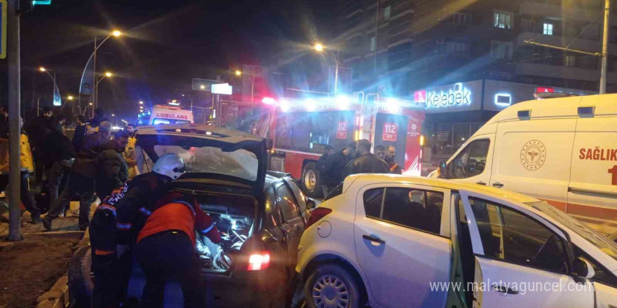 Malatya’da trafik kazası: 5 yaralı