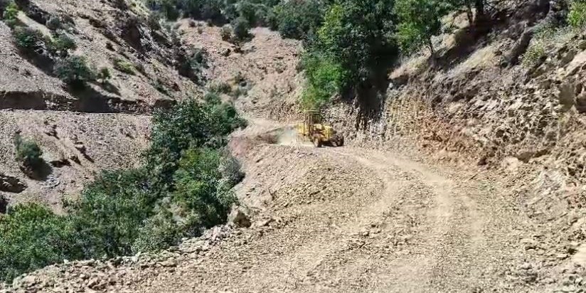 Malatya’da yol çalışmaları sürüyor