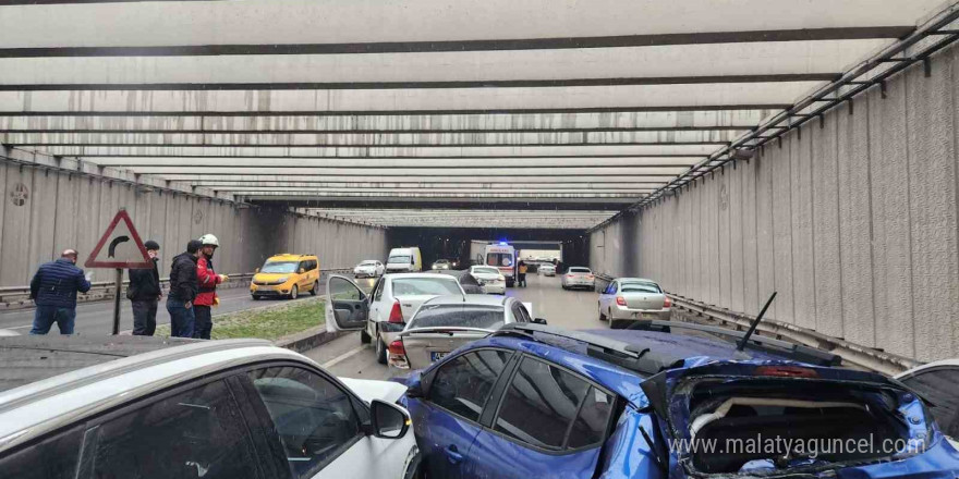 Malatya’da zincirleme kaza: 6 yaralı