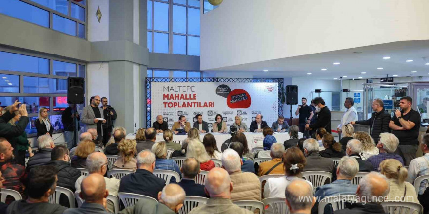 Maltepe’de mahalle toplantılarının 8’inci durağı “Feyzullah” oldu