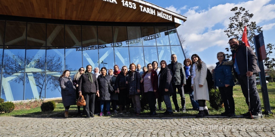 Maltepeliler dünyanın ilk tam panoramik müzesini ziyaret etti