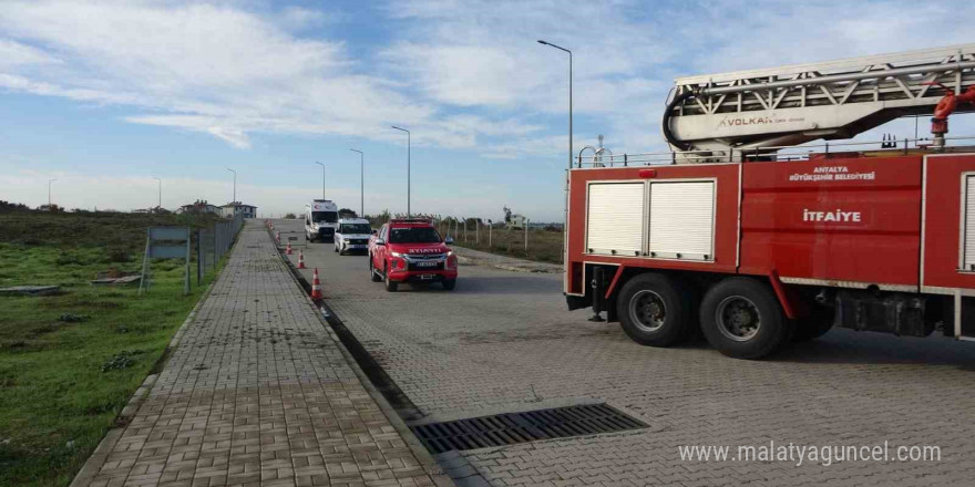 Manavgat’ta cezaevinde yangın tatbikatı