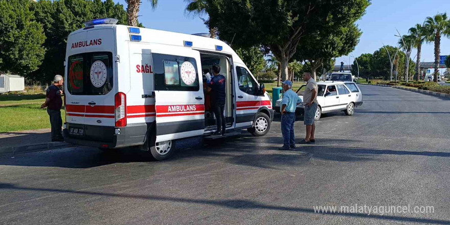 Manavgat’ta trafik kazası: 1 yaralı