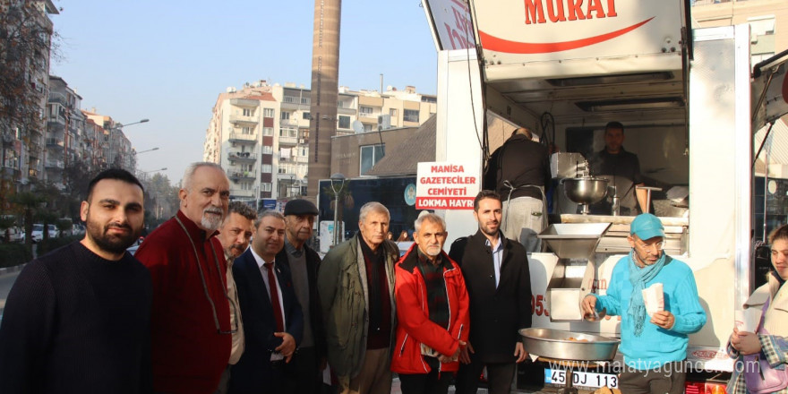 Manisa Gazeteciler Cemiyetinden lokma hayrı