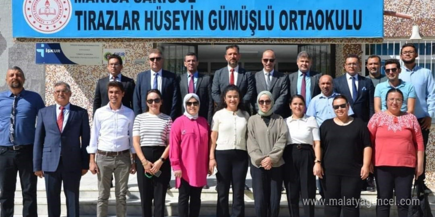 Manisa Milli Eğitim Müdürü Sarıgöl’de incelemede bulundu