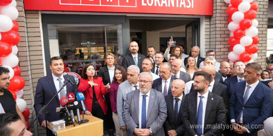 Manisa’da miting gibi ’Kent Lokantası’ açılışı