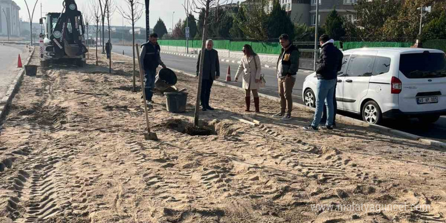 Manisa’da peyzaj çalışmaları devam ediyor