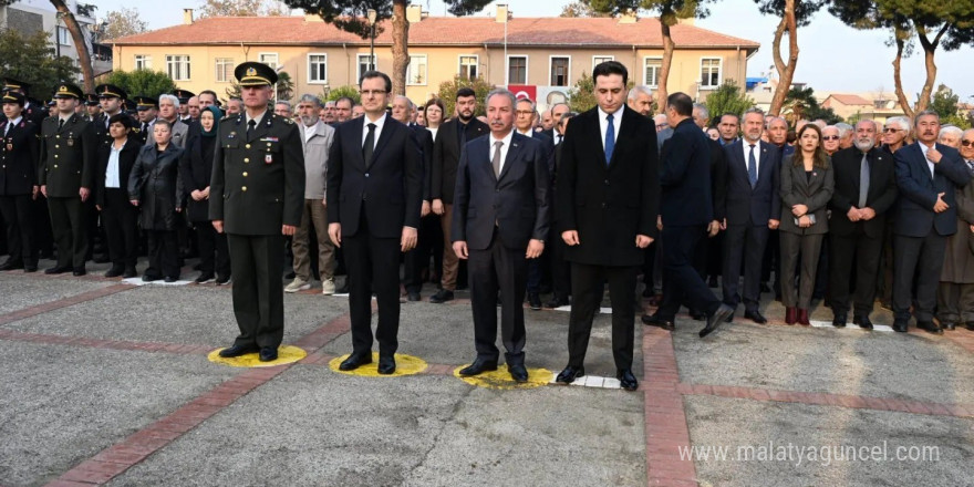 Manisa’nın ilçelerinde Atatürk anıldı