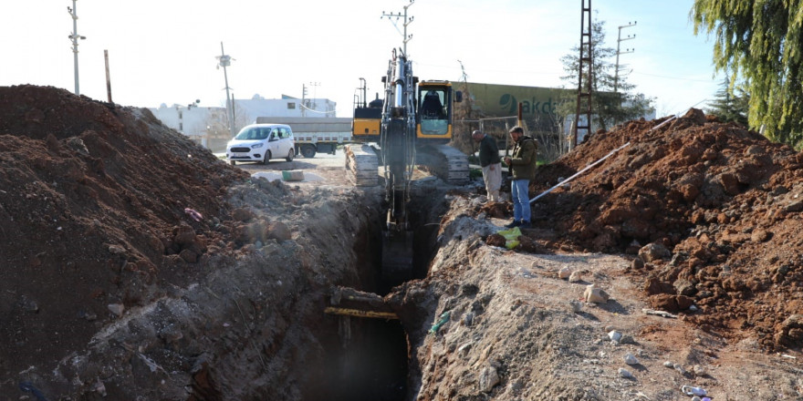 Mardin’de altyapı güçlendirme çalışmaları sürüyor