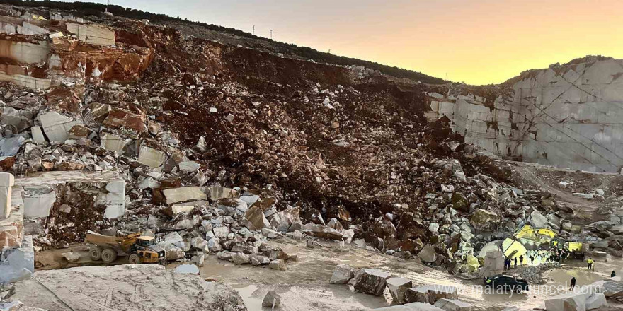 Marmara Adası’nda mermer ocağında göçük: 1 ölü