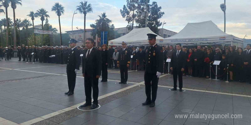 Marmaris 10 Kasım Atatürk’ü anma töreni