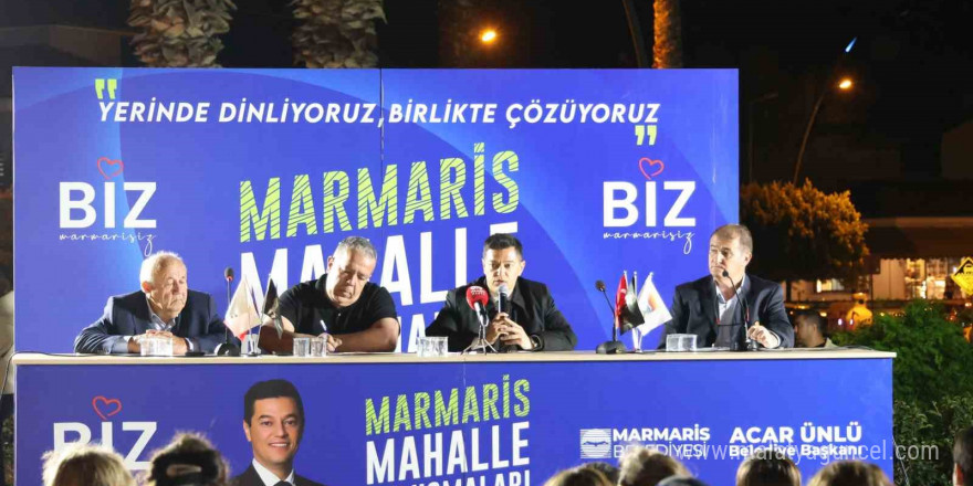 Marmaris’te mahalle buluşmaları İçmeler’de başladı