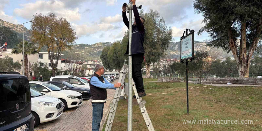 Marmaris’te parklar kamera sistemi ile daha güvenli hale geliyor