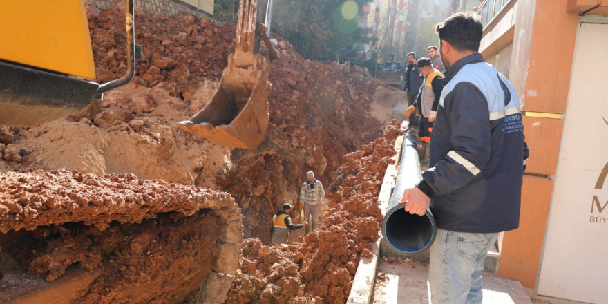 MARSU, altyapı sorunlarını çözüme kavuşturmayı sürdürüyor