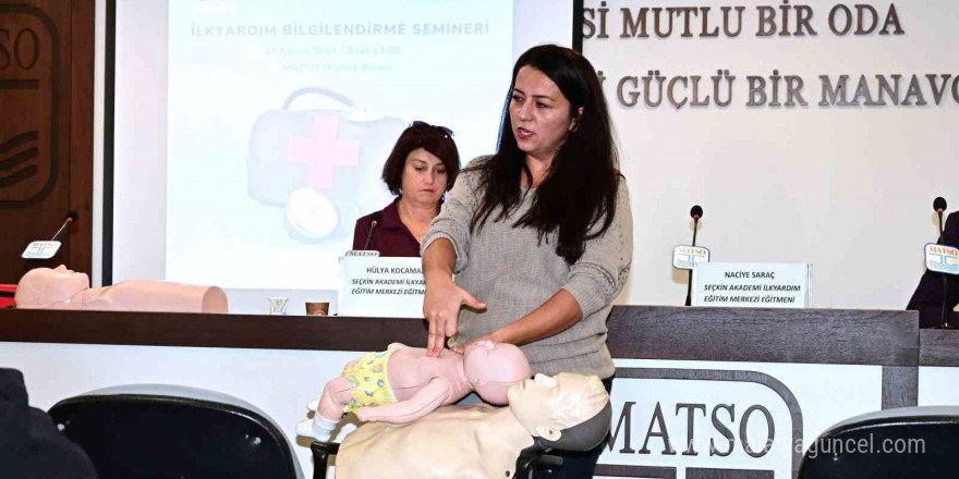 MATSO’da ilk yardım bilgilendirme semineri