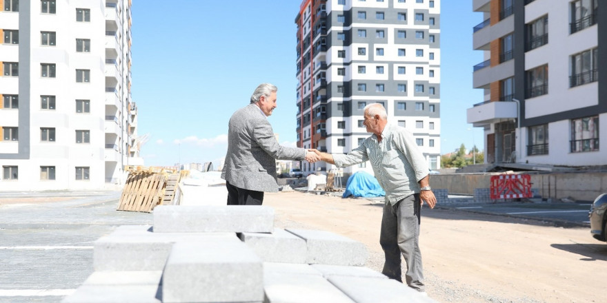 Melikgazi’de kentsel dönüşüm çalışmaları hızla devam ediyor