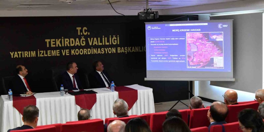 Meriç-Ergene Havza ve İl Su Yönetimi toplantısı gerçekleştirildi