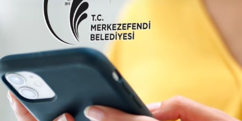 Merkezefendi mobil uygulama ile cebe girdi