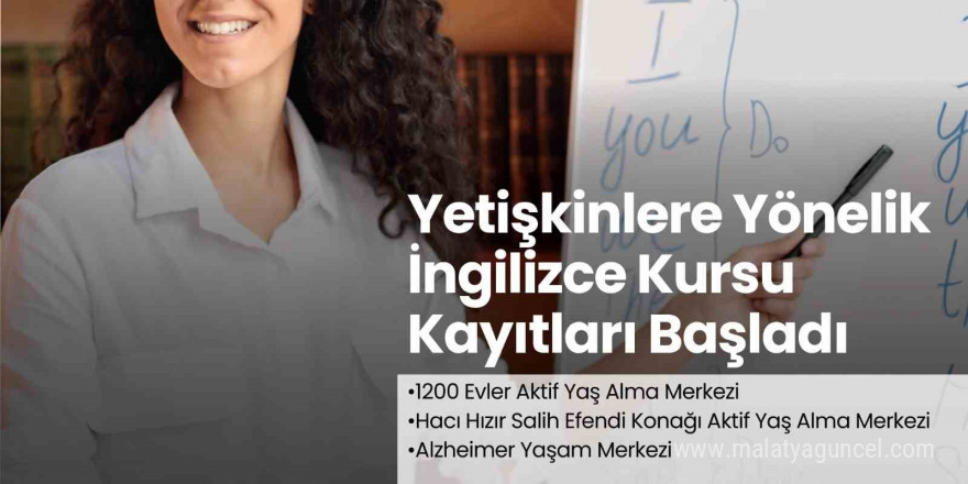 Merkezefendi’de yetişkinlere yönelik İngilizce kursu kayıtları başladı