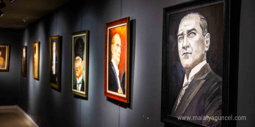 Mersin Büyükşehir Belediyesinden ’Atatürk’ temalı resim sergisi