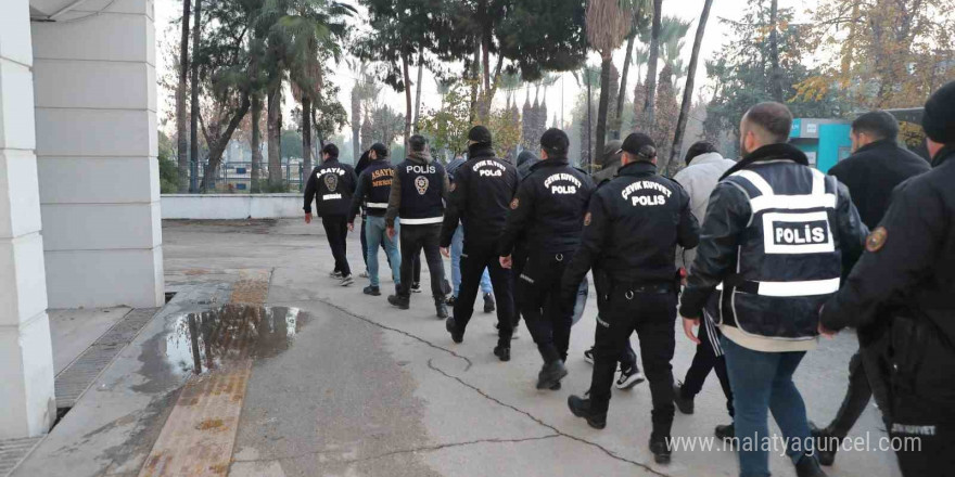 Mersin polisinden ’Ajans’ operasyonu: 16 tutuklama