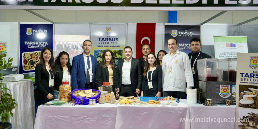 Mersin Tarım Fuarında Tarsus Belediyesi standına büyük ilgi