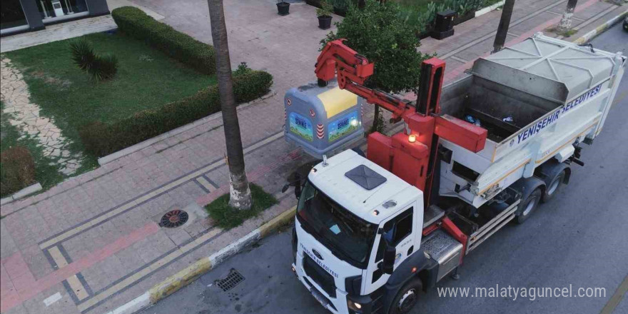 Mersin Yenişehir’de sessiz çöp toplama dönemi başladı