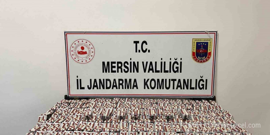 Mersin’de 25 bin adet uyuşturucu hap ele geçirildi