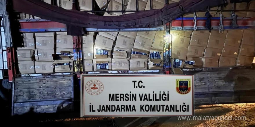 Mersin’de 5 ton kaçak tütün ele geçirildi