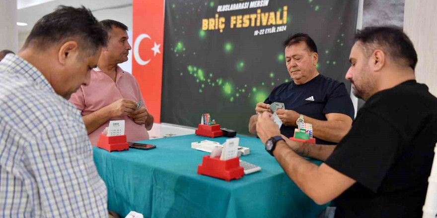 Mersin’de düzenlenen ’38. Uluslararası Briç festivali’ sona erdi