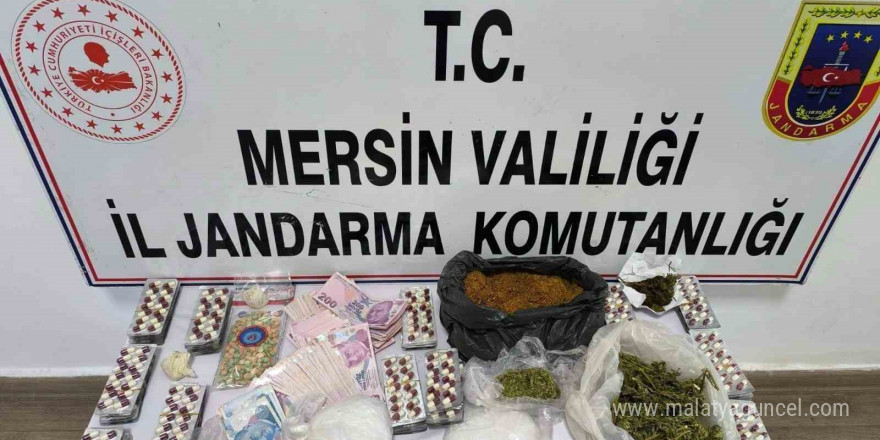 Mersin’de jandarmadan uyuşturucu operasyonu: 2 tutuklu