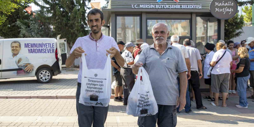 Mersin’de mahalle mutfakları 3 milyona yakın vatandaşa ulaştı